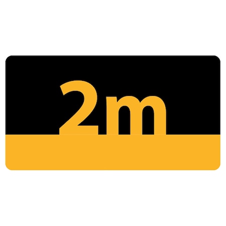 2 Meters Graphic, Yellow, 15, 8615XY